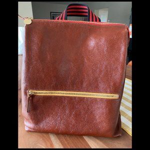 Clare V. Remi Leather Backpack